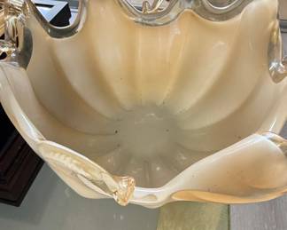 Murano Style Art Glass Bowl