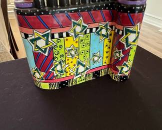 HandPainted Ceramic Menorah by McGovney Camarot