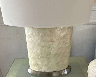 Capiz Shell Table Lamp