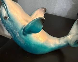 Ceramic Dolphin Figurine