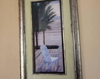 Diane Romanello Palm Beach Retreat Framed Art Print