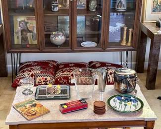 Vintage bar items and decor