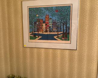 Signed and numbered artwork 