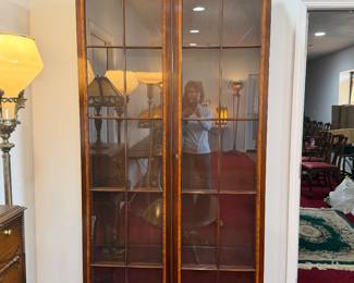 Kittinger 8 ft display cabinet