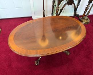 Kittinger banded coffee table