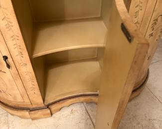#72 - $120 - Painted cabinet 3 doors 43X35x14