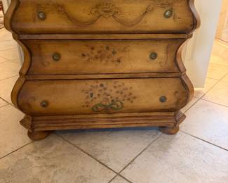 #67 - $150 - Bombay 3 drawers chest Italian style 34x17x28