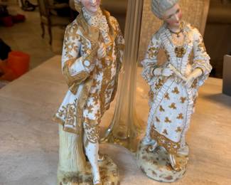 #49 - $150 - Bisque German antique figurines 5x17