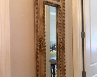 #56 - $56 - Mirror composite hall - cream - 59x19