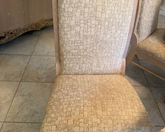 Set of dining chairs 2 arms - 4 chairs buy with table $1,000
