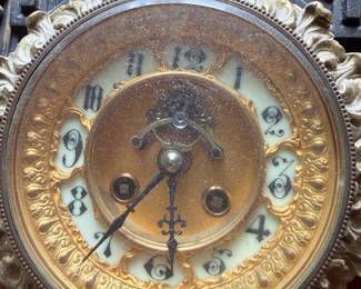 #51 - $300 - Barometer combo clock Zeerdoog bronze & metal