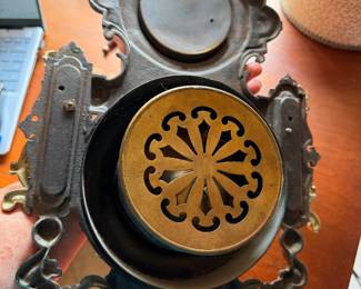 #51 - $300 - Barometer combo clock Zeerdoog bronze & metal
