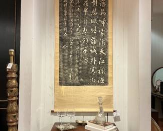 Mid- 20th Century Hanging Scroll with Pottery by Zhang Ji