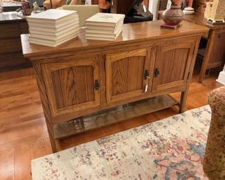 Mission-Style Oak SideBoard Buffet