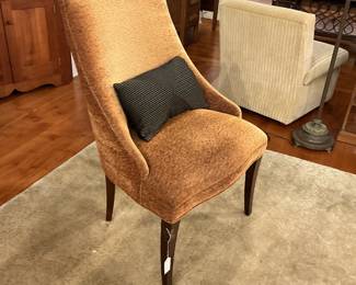 Golden Brown Chenile Accent Chair