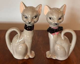 Many sets of unique salt and pepper sets