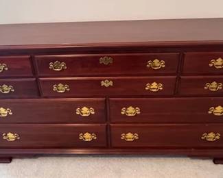 Colonial Furniture Company ten drawer dresser
