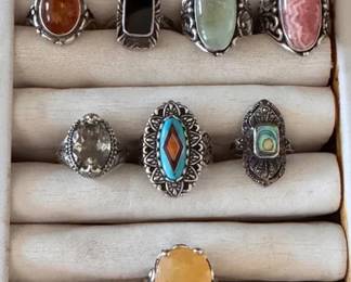 Sterling silver rings