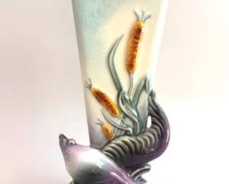 Vintage Hull bird vase