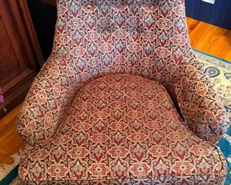 Tasseled armchair