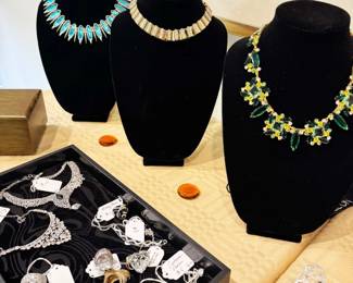 high design jewelry . Also sterling and basic costume