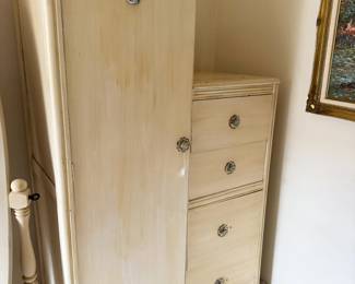 cute bedroom wardrobe/dresser combo - cedar lined