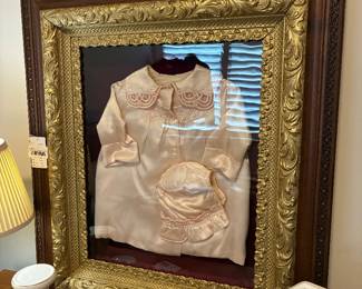 Framed Vtg Clothing Shadow Box