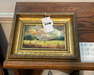 Framed Signed Oil Painting