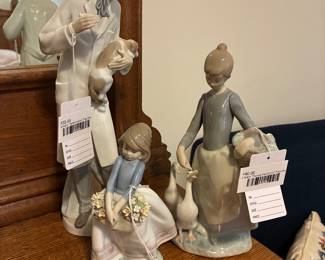 Lladro "Veterinarian" Figurine, Lladro "May Flowers" Figurine