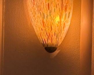 Art Glass Wall Sconce