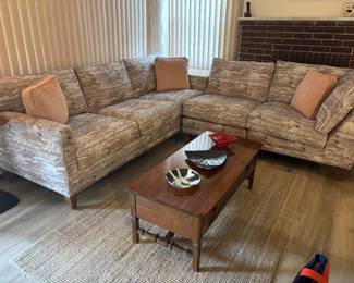 1 Year old Sectional by Rowe(Decorator Brand)