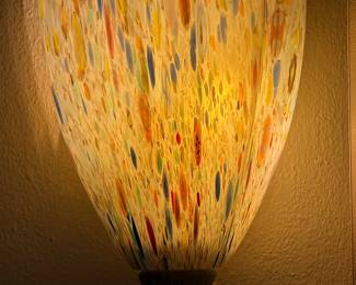 Art Glass Wall Sconce