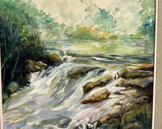 Watercolor painting by Filiz Griffin