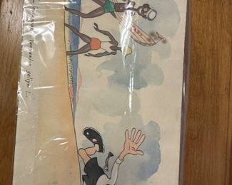 1930's cartoon print