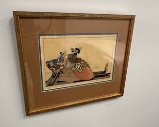 French cartoon/etching circa late 1800's