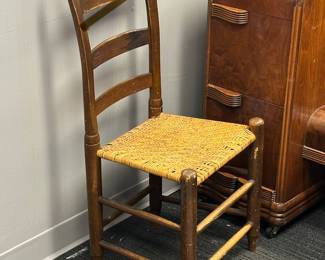 antique straight chair