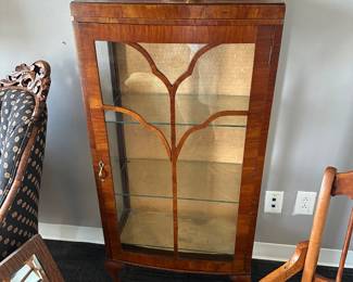 Antique Edwardian curio cabinet