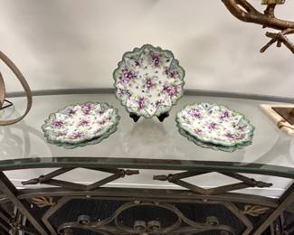 antique dessert plates