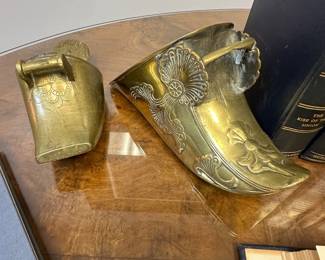 Antique brass Conquistor stirrup