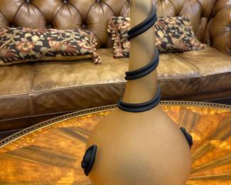 Large Marano art glass vase