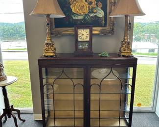 Antique Edwardian mahogany curio