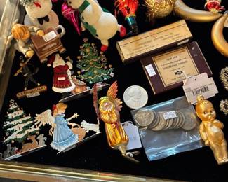 Vtg Ornaments, Coins, Christopher Radko "Babykins Kewpie" Ornament