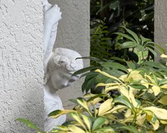 She is about 5ft tall and you will need to bring help to move her!