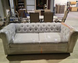 Pottery Barn Chesterfield Upholstered Queen Sleeper