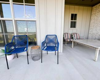Navy "Home Goods" chair set