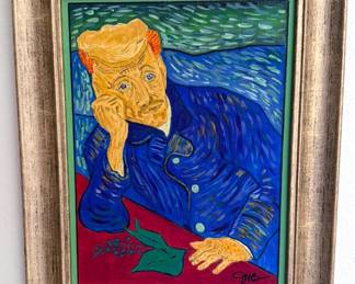 Art in the style of Van Gogh