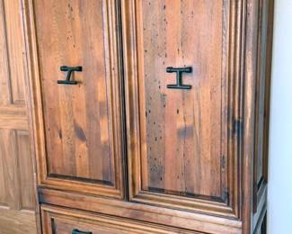 Solid wood wardrobe