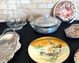 Vintage and new dining serviceware