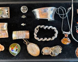 Jewelry: silver, vintage, costume