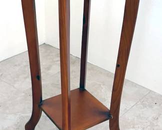 Wood phone table